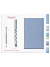 Комплект Caran d'Ache - химикалка Ecridor, моливи и тефтерчета