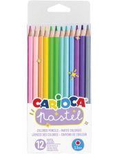 Комплект цветни моливи Carioca, 12 цвята
