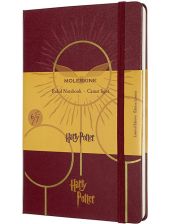 Класически тефтер Moleskine Limited Editions Harry Potter Quidditch с твърди корици и линирани страници