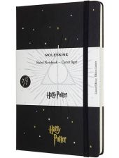 Класически тефтер Moleskine Limited Editions Harry Potter Deathly Hallows с твърди корици и линирани страници