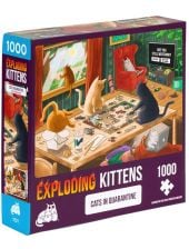 Пъзел Експлодиращи Котета - Cats in Quarantine, 1000 части