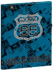 Твърда картонена папка Busquets Route 66 2021 с ластик
