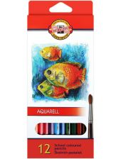 Цветни акварелни моливи Koh-I-Noor, 12 цвята