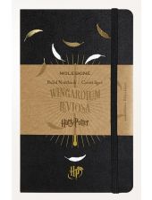 Класически тефтер Moleskine Limited Editions Harry Potter Wingardium Leviosa с твърди корици и линирани страници