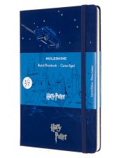 Класически тефтер Moleskine Limited Editions Harry Potter Flying Car с твърди корици и линирани страници