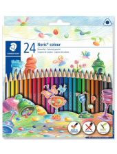 Комплект цветни моливи Staedtler Noris Colour 187, 24 цвята