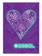 Тетрадка Gabol A5 с 56 листа на широки редове, различни дизайни (за момиче)