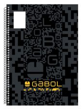 Тетрадка Gabol A5 с 80 листа на широки редове, различни дизайни (за момче)