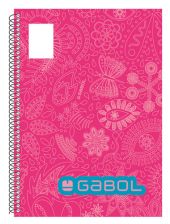 Тетрадка Gabol A5 с 80 листа на широки редове, различни дизайни (за момиче)