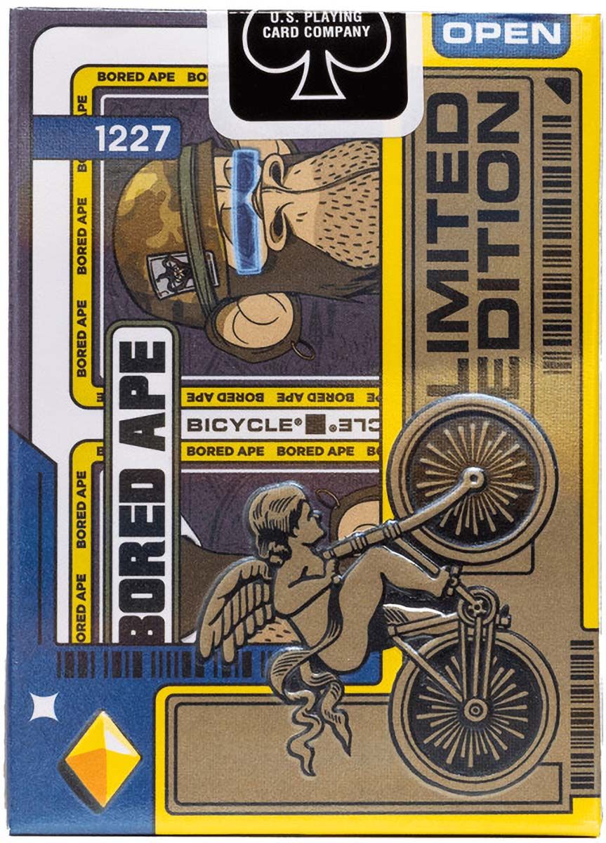 Cartes USA Encres Végétales S Bicycle Bored Ape Special Edition -  Collection Crypto Et Web3 - Made In USA Jeu De Carte