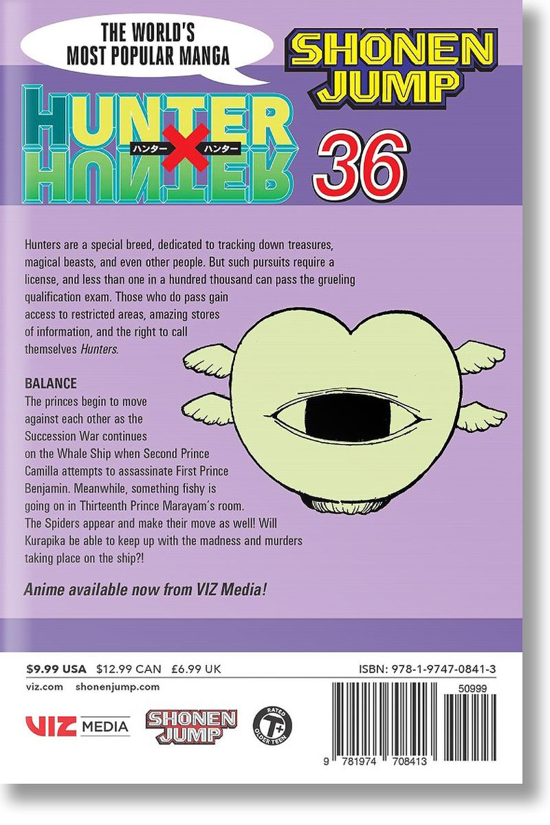 HUNTER×HUNTER 1-36 Used Hunter x Hunter VOL.1-36 Complete
