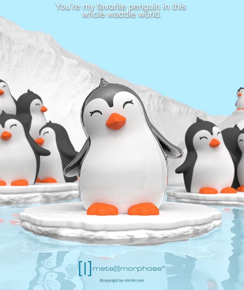 Ключодържател Metalmorphose - Penguin - Книжарница Orange