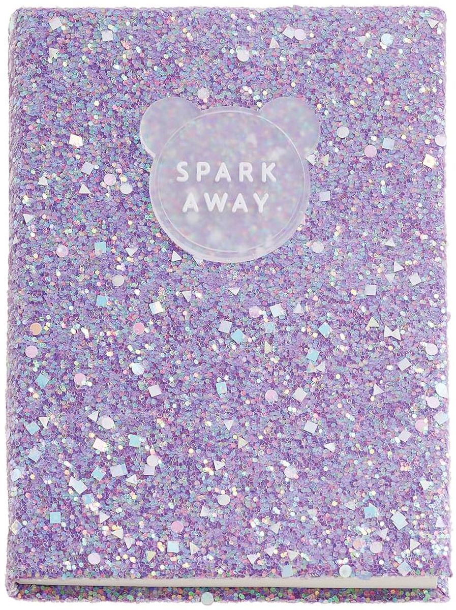 Тефтер Miquelrius Back2Fun Spark Away с твърди брокатени корици в ...