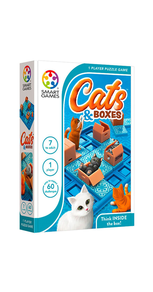 Логическа игра: Cats and boxes - Книжарница Orange