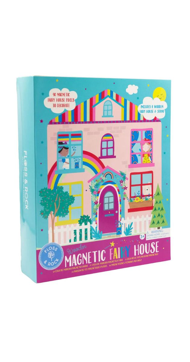 Къща с магнити Floss & Rock, Magnetic Rainbow Fairy House - Феята на ...