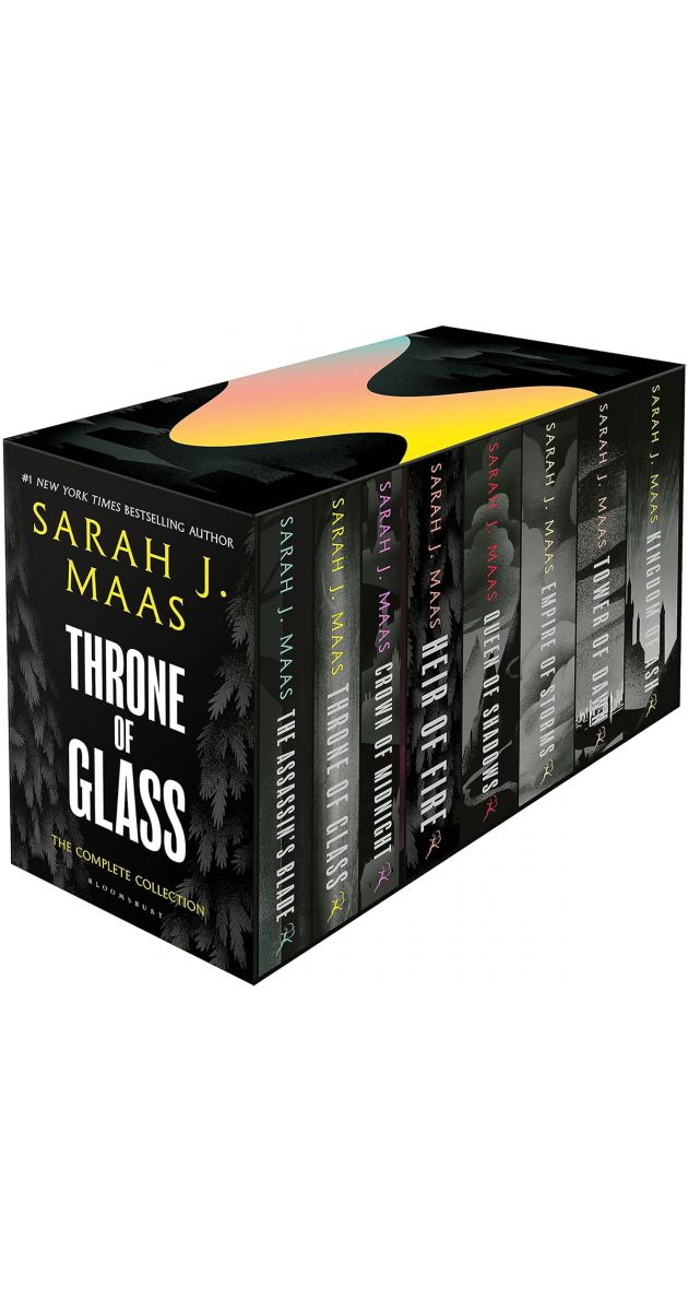 Throne of Glass Box Set (Paperback), Sarah J. Maas, Bloomsbury, 2023, Мека - Книжарница Orange