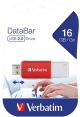 USB флаш памет Verbatim DataBar 2.0, 16 GB, червена