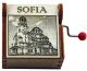 Музикална латерна Amelie в гравирана дървена кутия Sofia