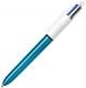 Четирицветна химикалка Bic Shine, синьо тяло