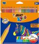 Цветни моливи BIC Kids Evolution Stripes, 24 цвята