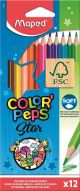 Цветни моливи Maped Color' Peps, 12 цвята
