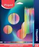 Цветни моливи Maped Nightfall, 24 цвята