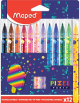 Флумастери Maped Color Peps Pixel Party, 12 цвята