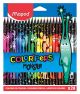 Цветни моливи Maped Color'Peps Monster, 24 цвята