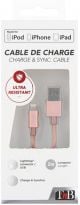 USB кабел за iPhone T'nB, розов