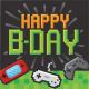 Салфетки Creative Party - Gaming Party Happy Birthday, 16 бр.