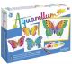 Комплект за оцветяване с акварелни бои - Пеперуди