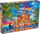 Пъзел Black Sea Puzzles - Залез над Червения площад, 1000 части