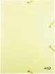 Папка с ластик Spree Pastel A4, жълта