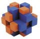 3D пъзел от бамбук - Кръстосано кубче