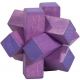 3D пъзел от бамбук - Възел, лилав цвят