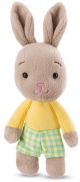 Плюшена играчка Nici - Зайче с жълт костюм