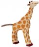 Дървена фигурка Holztiger - Малък пасящ жираф