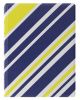 Тефтер Filofax Classic Blue Yellow Stripes A5 с линирани листа и скрита спирала