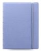 Тефтер Filofax Notebook Saffiano A5 Vista Blue със скрита спирала, ластик и линирани листа