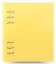 Тефтер Filofax Clipbook Classic Pastels A5 Notebook Lemon с метални рингове