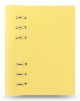 Тефтер Filofax Clipbook Classic Pastels Personal Notebook Lemon с метални рингове