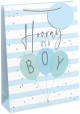 Подаръчна торбичка Eurowrap - Hooray It's A Boy, средна