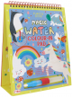 Тефтер за оцветяване с вода Floss & Rock, Magic Colour-in pad, Rainbow Fairy - Феята на Дъгата