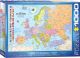 Пъзел Eurographics - Карта на Европа, 1000 части