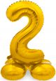 Фолиев балон Folat - Цифра 2, златен