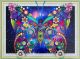 Диамантено пано с частична мозайка - Цветна пеперуда