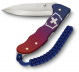 Швейцарски джобен нож Victorinox Evoke Alox, червен/син
