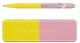 Химикалка Caran d’Ache 849 Paul Smith collection, 4th Edition, жълто-розов цвят