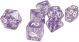 Комплект зарчета за настолни игри Dice4Friends: Dice Set - Confetti Purple, 7 бр.
