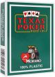 Карти за игра Modiano Poker Index 100% Plastic, зелен гръб